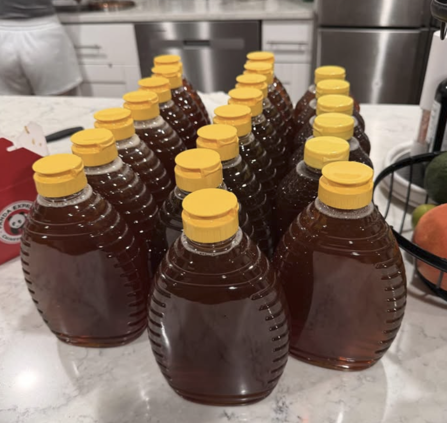 32oz jars of raw natural Georgia honey